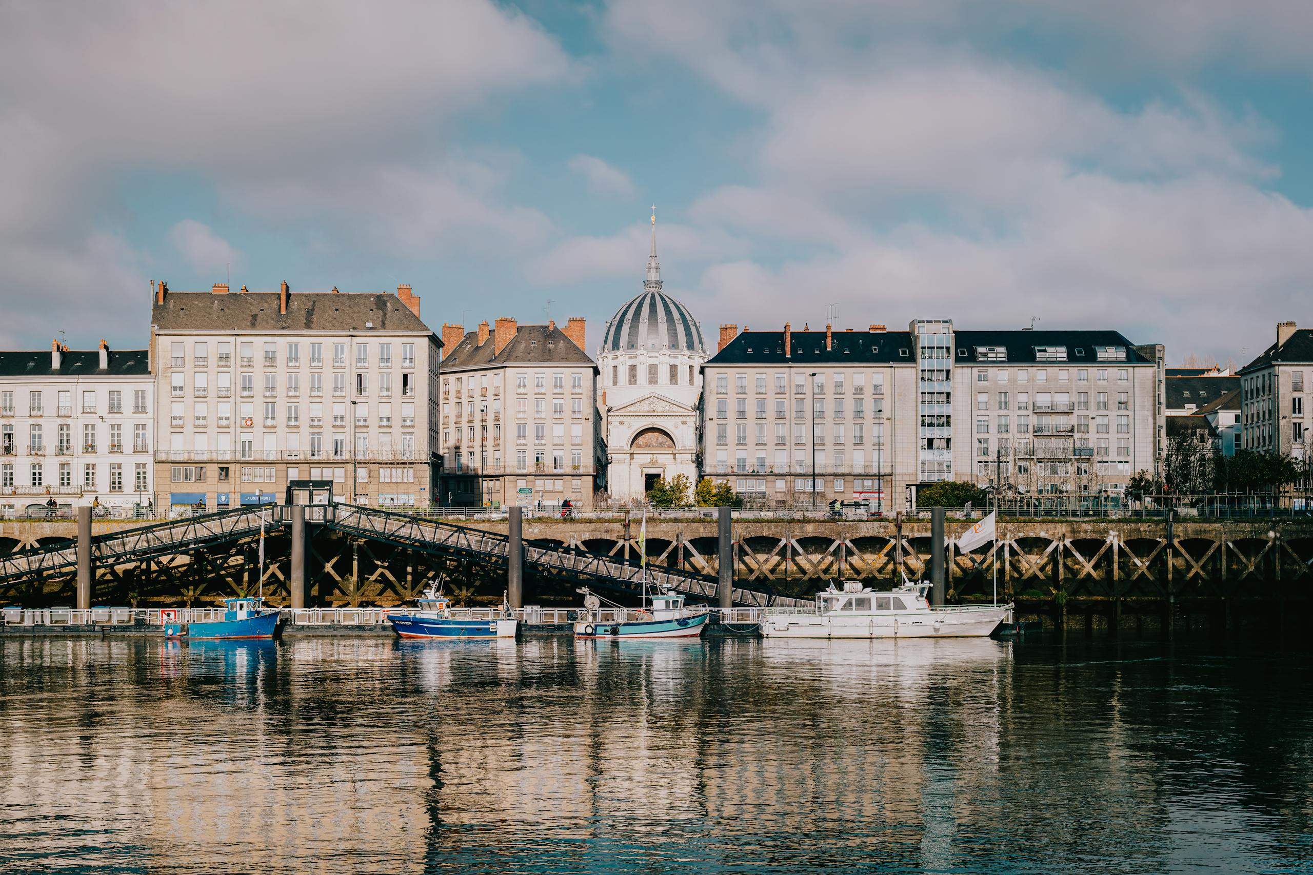Image illustrant le quai de la fosse à Nantes.