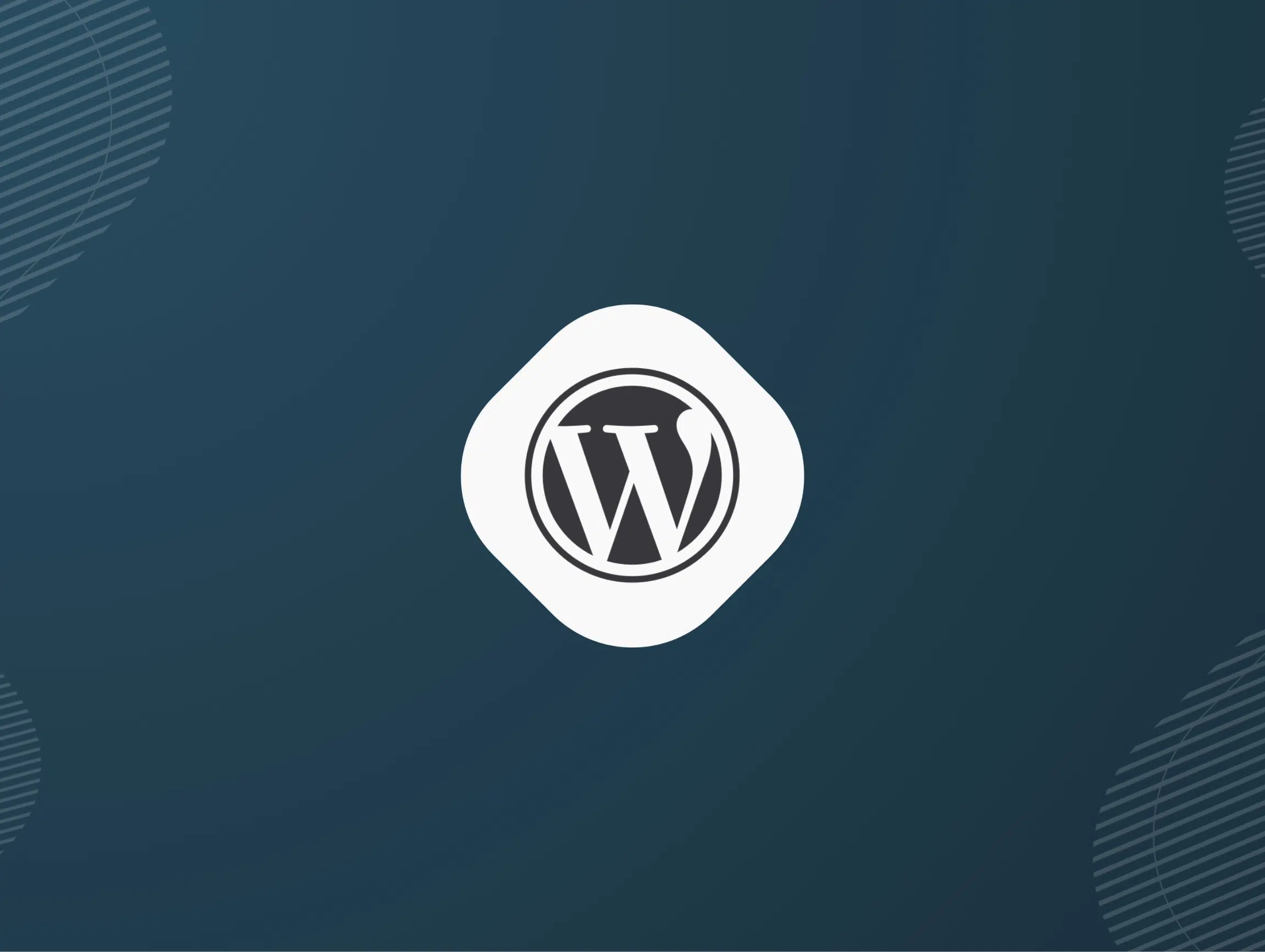 Image de mise en avant de l'article "Pourquoi choisir WordPress ?", sur un dégradé de bleu, avec le logo WordPress placé au centre de l'image.